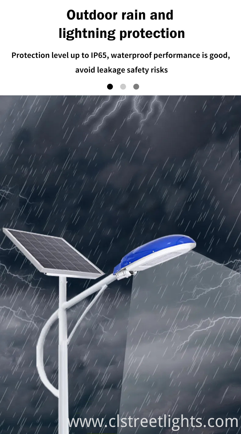 IP65 200W Integrated All in Two Solar Panel LED Street Light